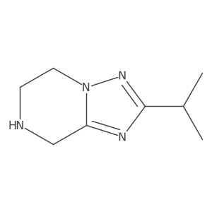 2-Isopropyl-5,6,7,8-tetrahydro[1,2,4]triazolo[1,5-A]pyrazine Structure