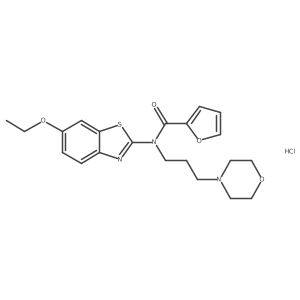 N-(6-ethoxybenzo[d]thiazol-2-yl)-N-(3-morpholinopropyl)furan-2-carboxamide hydrochloride Structure