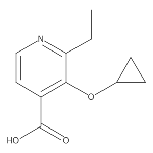 3-Cyclopropoxy-2-ethylisonicotinic acid Structure