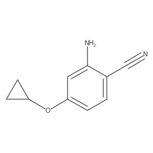 2-Amino-4-cyclopropoxybenzonitrile Structure