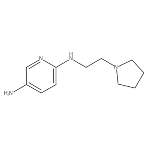 N2-[2-(1-pyrrolidinyl)ethyl]-2,5-pyridinediamine Structure