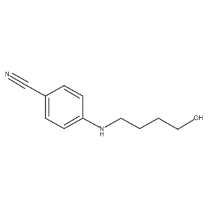 4-[(4-Hydroxybutyl)amino]benzonitrile Structure