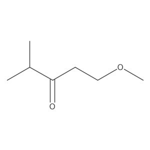 1-Methoxy-4-methylpentan-3-one结构式
