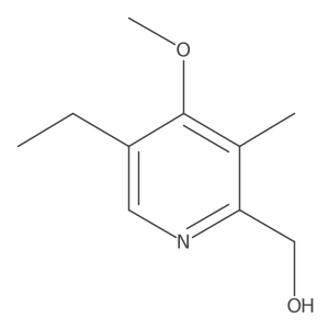 (5-Ethyl-4-methoxy-3-methylpyridin-2-yl)methanol Structure