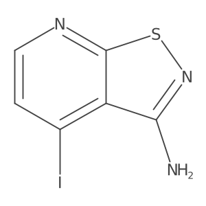 4-Iodoisothiazolo[5,4-b]pyridin-3-amine Structure