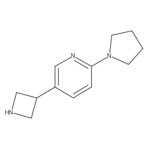 5-(Azetidin-3-yl)-2-(pyrrolidin-1-yl)pyridine Structure