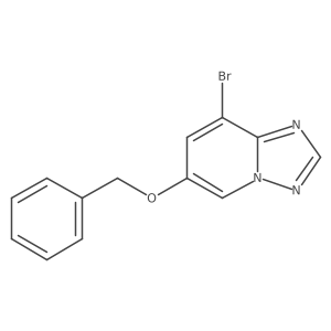 6-(Benzyloxy)-8-bromo-[1,2,4]triazolo[1,5-a]pyridine结构式