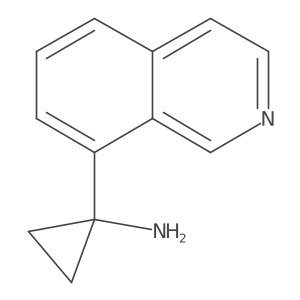 1-(Isoquinolin-8-yl)cyclopropan-1-amine Structure