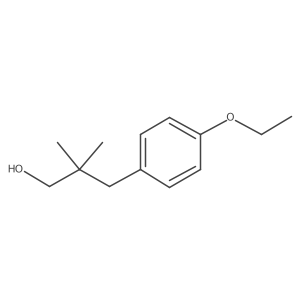 3-(4-Ethoxyphenyl)-2,2-dimethylpropan-1-ol结构式