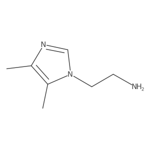 2-(4,5-dimethyl-1H-imidazol-1-yl)ethan-1-amine结构式