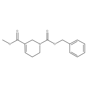 O1-benzyl O5-methyl 3,6-dihydro-2H-pyridine-1,5-dicarboxylate结构式