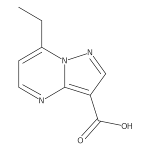 7-Ethylpyrazolo[1,5-a]pyrimidine-3-carboxylic acid Structure