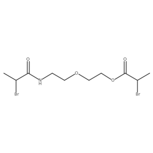 2-(2-(2-Bromopropanamido)ethoxy)ethyl 2-bromopropanoate Structure