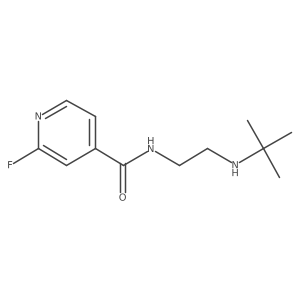 N-[2-(Tert-butylamino)ethyl]-2-fluoropyridine-4-carboxamide Structure