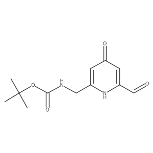 Tert-butyl (6-formyl-4-hydroxypyridin-2-YL)methylcarbamate Structure