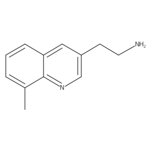 2-(8-Methylquinolin-3-yl)ethan-1-amine Structure