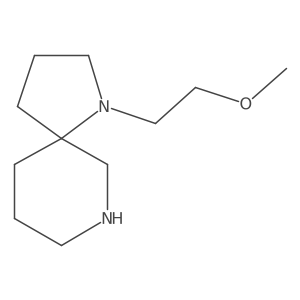 1-(2-Methoxyethyl)-1,7-diazaspiro[4.5]decane Structure