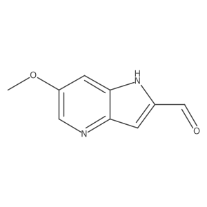 6-Methoxy-1H-pyrrolo[3,2-B]pyridine-2-carbaldehyde Structure