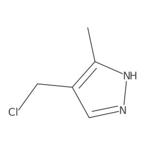 4-(chloromethyl)-5-methyl-1H-pyrazole Structure