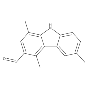 1,4,6-Trimethyl-9H-carbazole-3-carboxaldehyde结构式