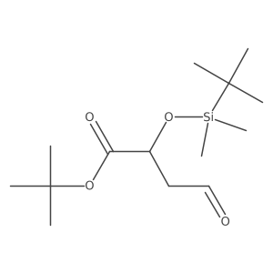 (S)-tert-Butyl 2-((tert-butyldimethylsilyl)oxy)-4-oxobutanoate Structure