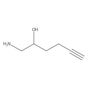 1-Aminohex-5-yn-2-ol结构式