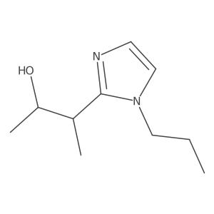 3-(1-propyl-1H-imidazol-2-yl)butan-2-ol结构式