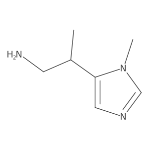 2-(1-methyl-1H-imidazol-5-yl)propan-1-amine Structure