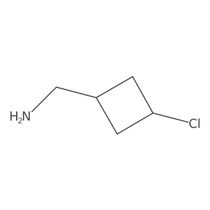 (3-Chlorocyclobutyl)methanamine Structure