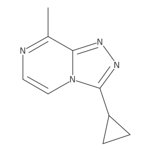 3-Cyclopropyl-8-methyl-[1,2,4]triazolo[4,3-a]pyrazine Structure