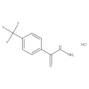 4-(Trifluoromethyl)benzohydrazide hydrochloride结构式