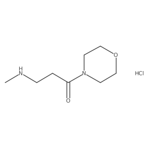 3-(Methylamino)-1-(morpholin-4-yl)propan-1-one hydrochloride Structure