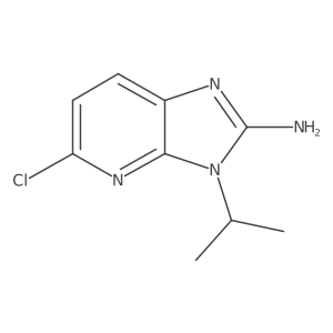 5-chloro-3-isopropyl-3H-imidazo[4,5-b]pyridin-2-amine结构式