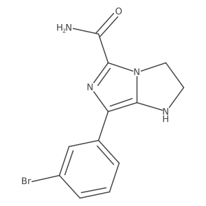 7-(3-bromophenyl)-2,3-dihydro-1H-imidazo[1,5-a]imidazole-5-carboxamide Structure