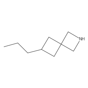 6-Propyl-2-azaspiro[3.3]heptane结构式