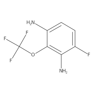 1-Fluoro-2,4-diamino-3-(trifluoromethoxy)benzene Structure