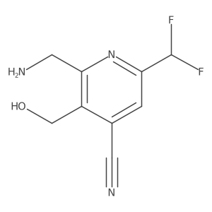 2-(Aminomethyl)-4-cyano-6-(difluoromethyl)pyridine-3-methanol Structure