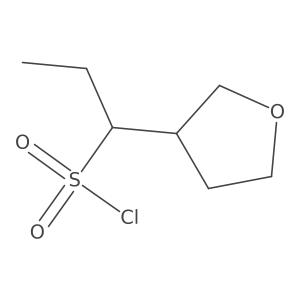 1-(Oxolan-3-yl)propane-1-sulfonyl chloride结构式