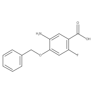 5-Amino-4-(benzyloxy)-2-fluorobenzoic acid Structure