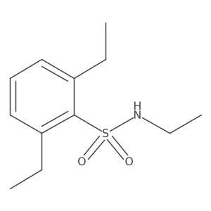 N,2,6-triethylbenzene-1-sulfonamide Structure
