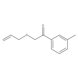 1-(3-Methylphenyl)-2-(prop-2-en-1-ylsulfanyl)ethan-1-one Structure