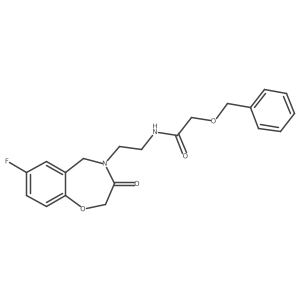 2-(benzyloxy)-N-(2-(7-fluoro-3-oxo-2,3-dihydrobenzo[f][1,4]oxazepin-4(5H)-yl)ethyl)acetamide Structure