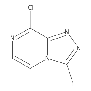 8-Chloro-3-iodo-[1,2,4]triazolo[4,3-a]pyrazine Structure