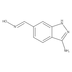 3-Amino-1H-indazole-6-carbaldehyde oxime Structure