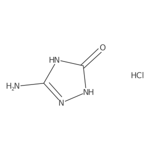 5-Amino-1H-1,2,4-triazol-3(2H)-one hydrochloride Structure