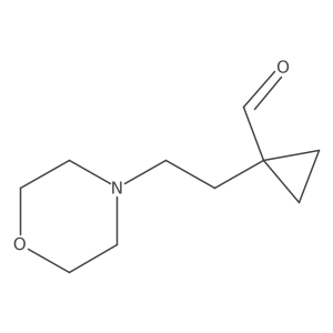 1-[2-(Morpholin-4-yl)ethyl]cyclopropane-1-carbaldehyde Structure