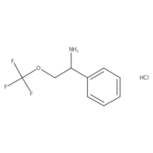 1-Phenyl-2-(trifluoromethoxy)ethanamine hydrochloride Structure