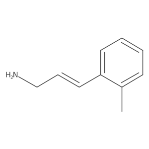 (2E)-3-(2-methylphenyl)prop-2-en-1-amine结构式