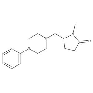 1-Methyl-5-{[4-(pyridin-2-yl)piperazin-1-yl]methyl}pyrrolidin-2-one Structure