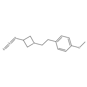 3-Azido-1-(4-methoxyphenethyl)azetidine结构式